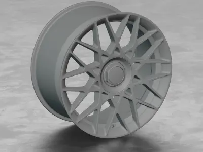 Rotiform BLQ-C Option 1 Wheel 3D Model 3D model