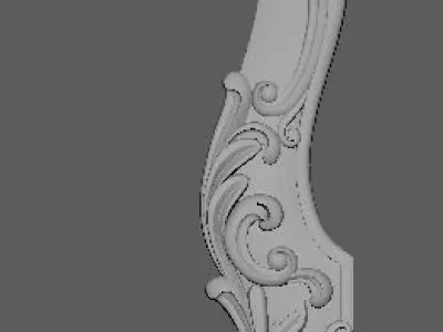 Sofa High quality 3d models for processing on a cnc machine 3D model