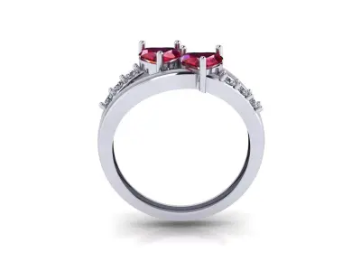 HEART RING 3D print model order