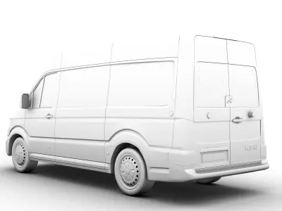 MAN TGE KASTEN  STANDARD  HOCHDCH  MAN TGE KASTEN 3D model