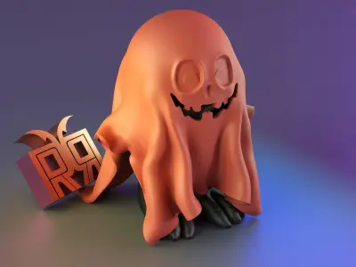 Halloween spirit decor GHOST 05 3D print model