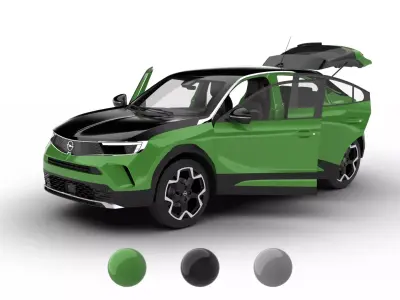 Opel Mokka-e 2021 HQ 3d model 3D model