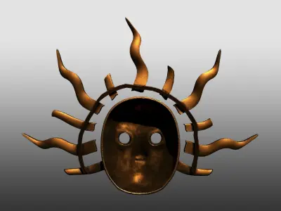 Sun Mask 3D model