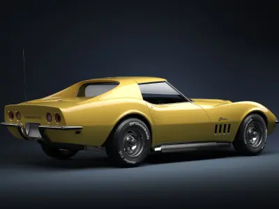 1969 Chevrolet Corvette ZL1 427 3D model