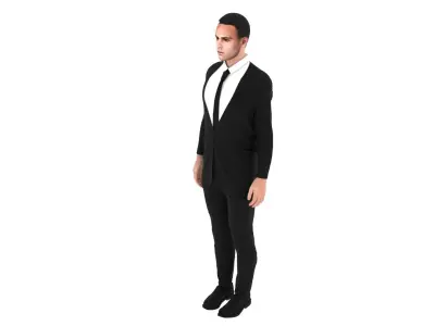 Lautaro Martinez Low-poly 3D model