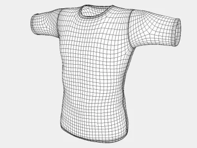 T Shirt Low-poly 3D model