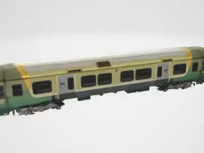 Modern Passenger Train 3D model