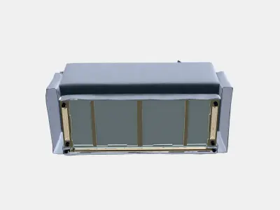 HOLMSUND Three-seat sofa-bed 1 3D model