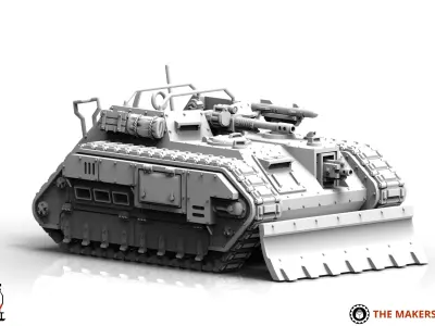 Universal Guard - Command Tank 3D print model