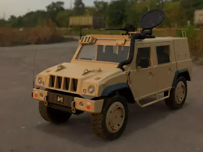iveco lmv 3D model