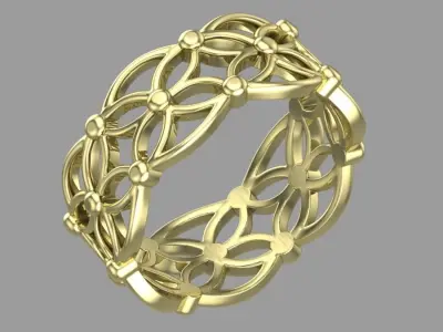 ring ornament  3D print model