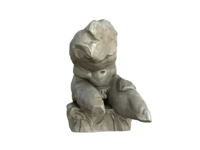 Statue 03 Low-poly 3D model