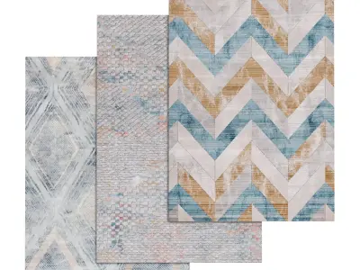 Rug Set 1809 3D model