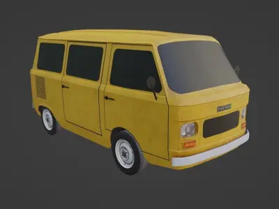 Zastava 900 AL Low-poly 3D model