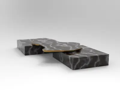 Navarra Center Table Low-poly 3D model