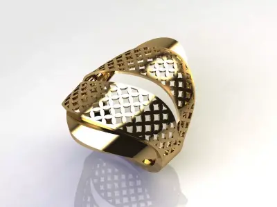 Fancy Womens Rings Plain Rings Ready STL 3DM Models Rings 3D print model 40