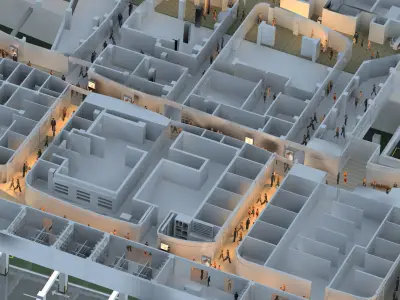 BIM Smart Construction Site 3D model