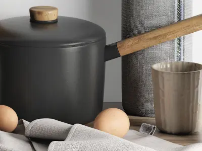 Kitchen decoration set 2 3D model