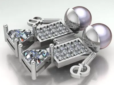 women pendant - Gemini 3D print model