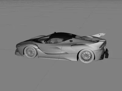 Ferrari FXXK 3D model