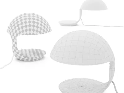 COBRA Table Lamp Low-poly 3D model