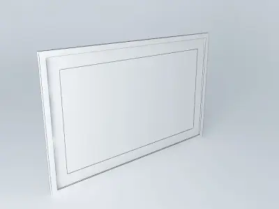 Framed city photo Free 3D model