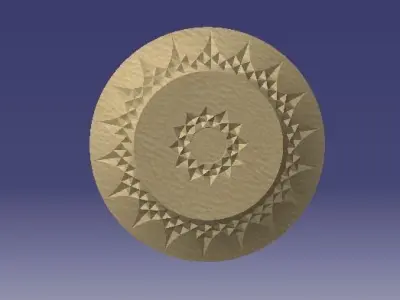 opera small plate 3D model