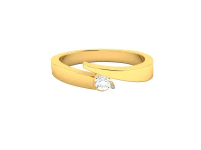 Solitaire Wedding Engagement Ring 3D print model purchase