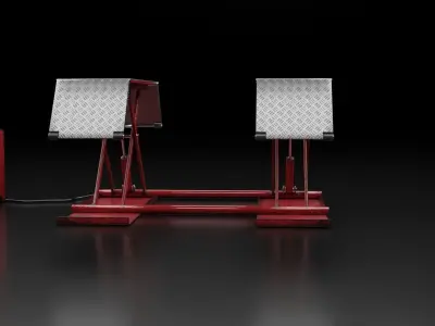 Vehicle Lifter Low-poly 3D model