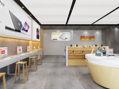 Fashion Tech Store Mobile Phone Low-poly 3D model