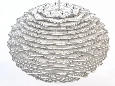 Rook Large Pendant 3D model