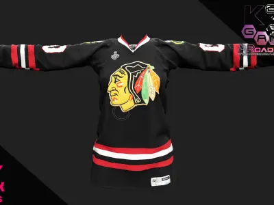 NHL Jersey 3D model