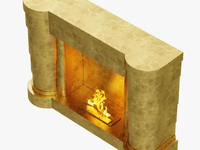 brabbu Brahma Fireplace 3D model
