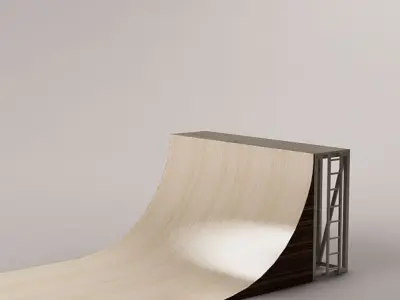 skate  ramp 01 3D model