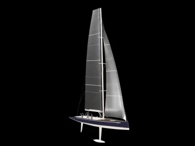 Sailing Yacht 3D model