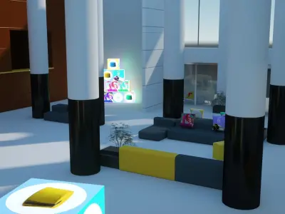 novotel hotel  3D model