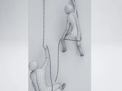 CLIMBING SCULPTURE 3D model