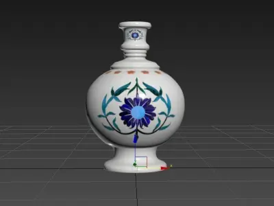Flower Vase  Low-poly 3D model