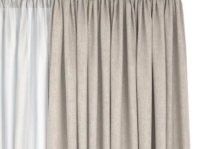 Curtains 52 3D model