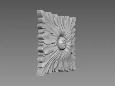 Decor square 02 3D model