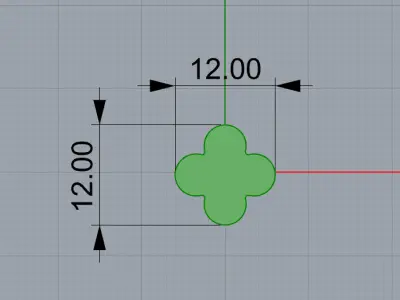 Pendant Vintage Alhambra 3D print model