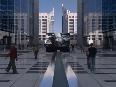 Dubai International Financial Centre Dubai 3D model