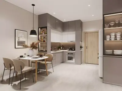 Interior Scene 3D model  3D model