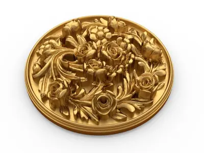 Classic decor ornament 02 3D print model