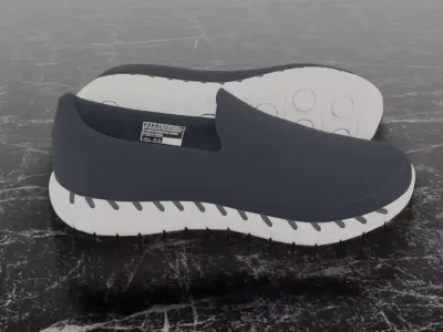 SKECHERS GO WALK SMART 2 3D SHOES Low-poly 3D model