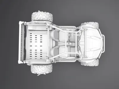 MRZR D2 scale model 3D print model