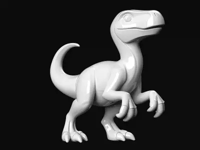 Velociraptor 3D print model