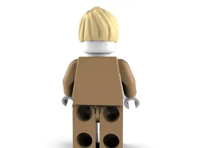 The Creep lego minifigure in outfit 3D model