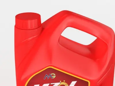 lubricant oil Bottle 3D model