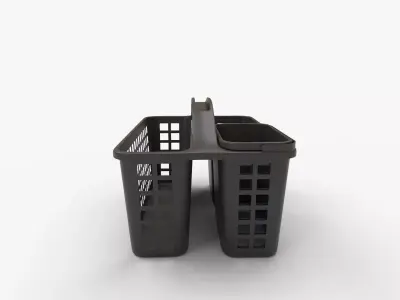 JiatuA Portable Plastic Shower Caddy Basket with Handle 3D model